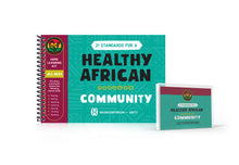 Load image into Gallery viewer, 21 Standards for a Healthy African Community + Daily Affirmation Cards
